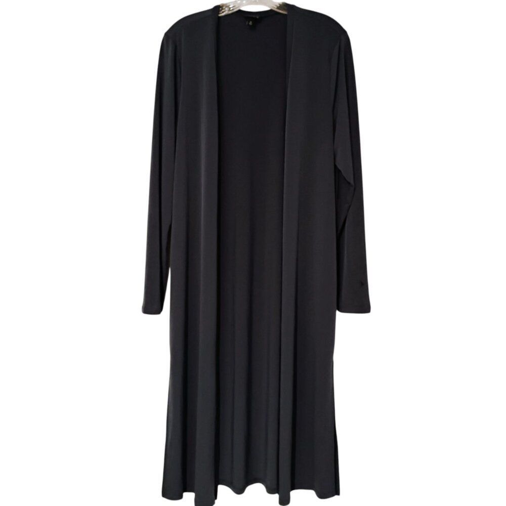 Torrid Cardigan Duster Lightweight Stretchy Slinky Flattering Comfortable 12 - Picture 5 of 12